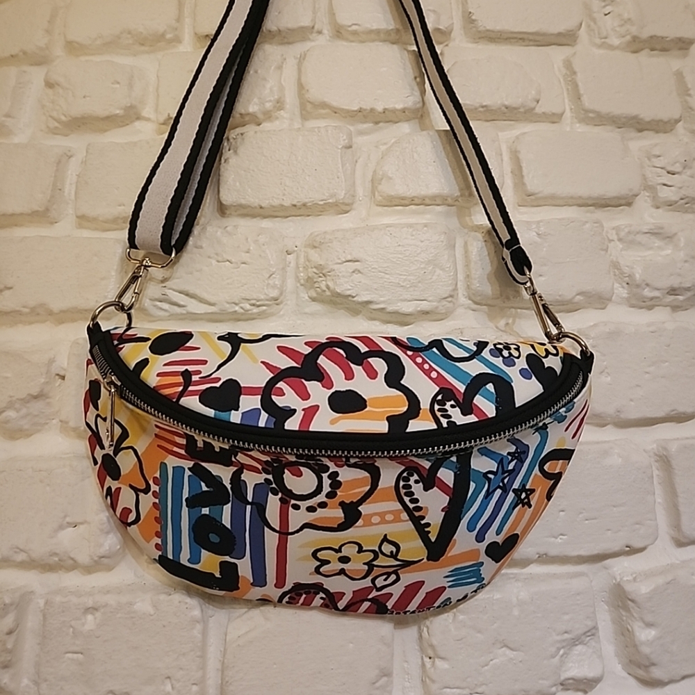 Brighton Love Graffiti Adjustable Waistbag